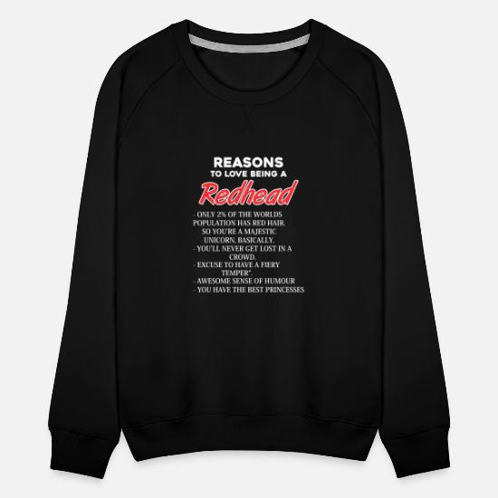 Redhead Ginger red hair princess girl woman' Women's Premium Slim Fit  Sweatshirt | Spreadshirt